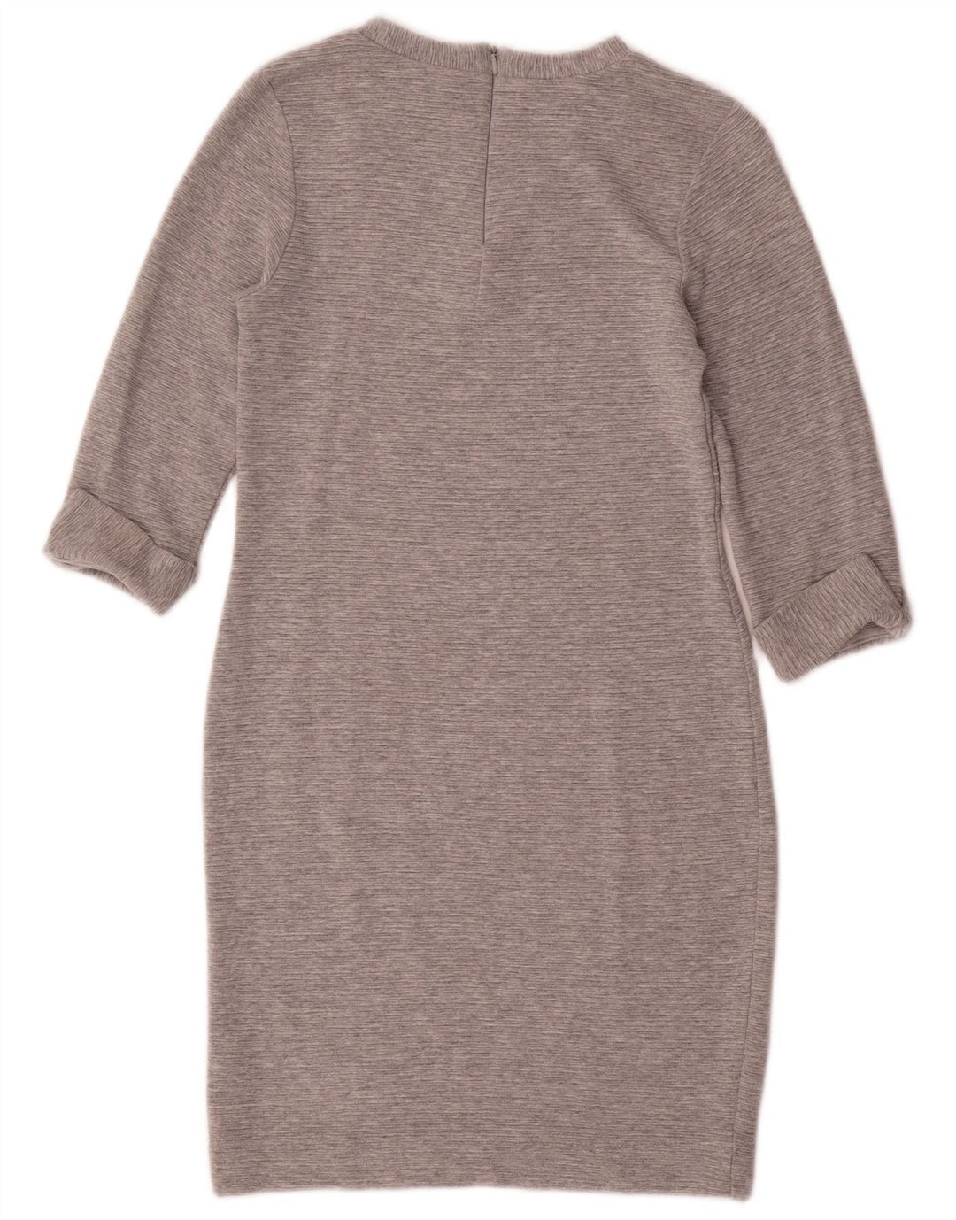 Rochie teacă pentru femei French Connection cu mâneci 3/4 UK 12 Viscoză gri mediu