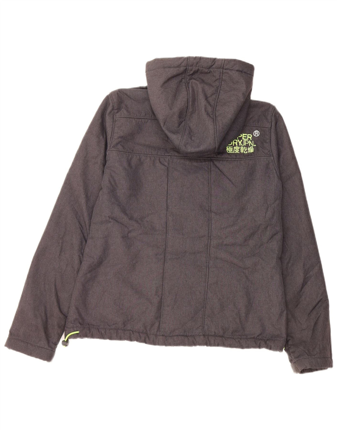 Jachetă Windtrekker Windbreaker pentru femei Superdry UK 16, mare, gri, poliester