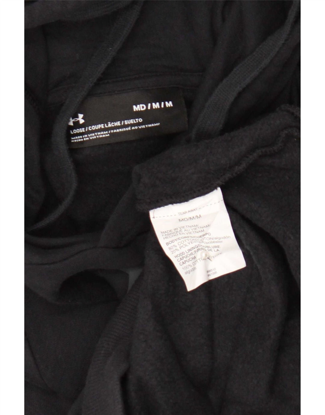 Pulover pentru bărbați Under Armour Graphic Hoodie, bumbac mediu negru