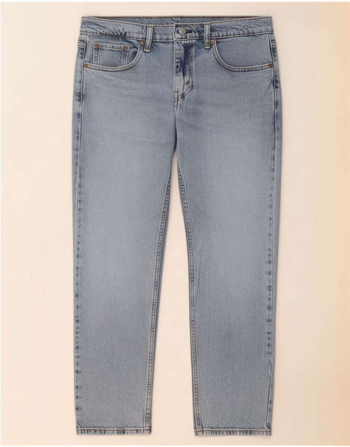 Blugi conici pentru bărbați Levi's 502 W32 L30 Bumbac albastru