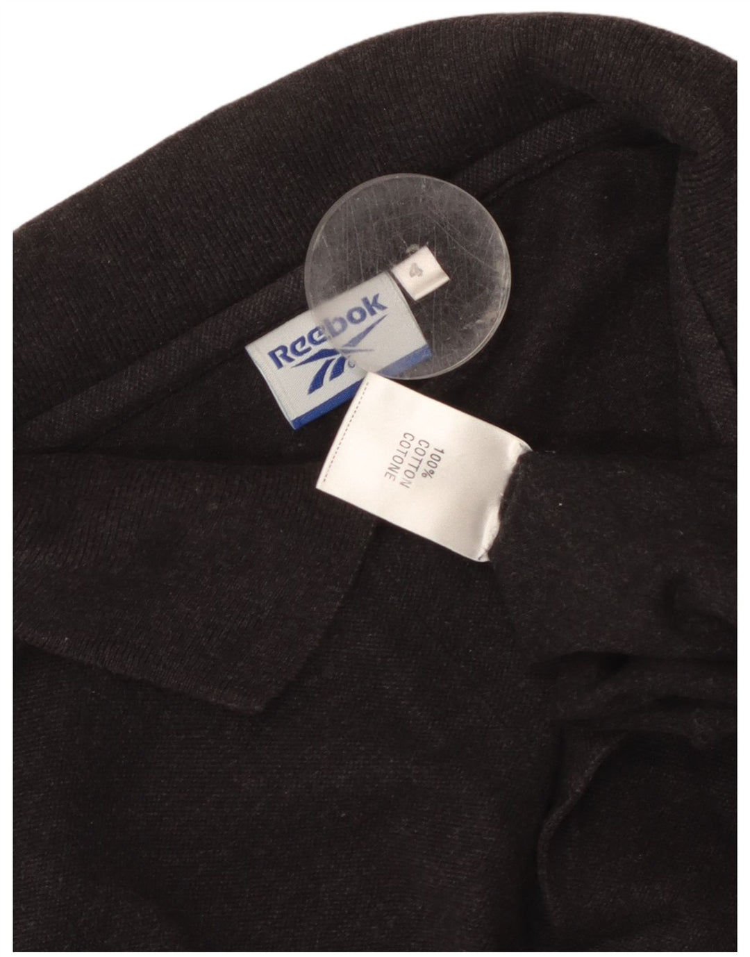 Tricou polo pentru bărbați Reebok XL, bumbac negru