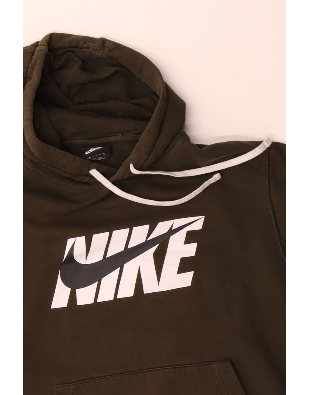 Pulover Nike Grafic pentru bărbați, bumbac mediu kaki