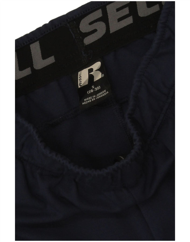 Pantaloni de trening pentru bărbați Russell Athletic, raion mic, albastru