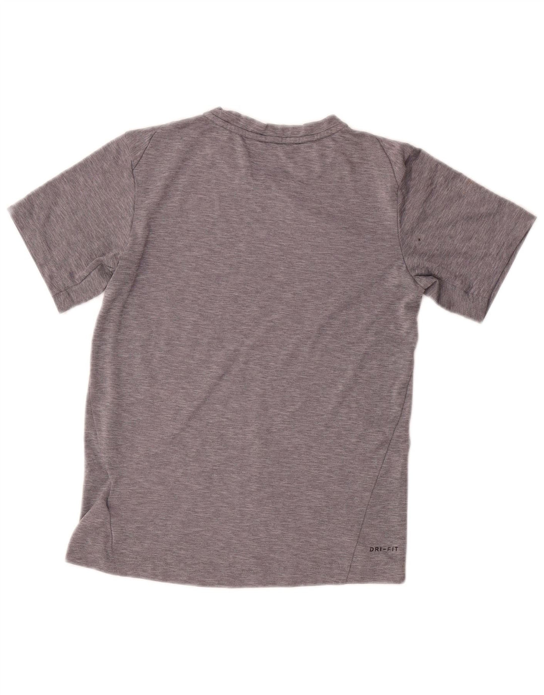 Tricou grafic Nike Dri Fit pentru băieți Top 10-11 ani Poliester gri mediu