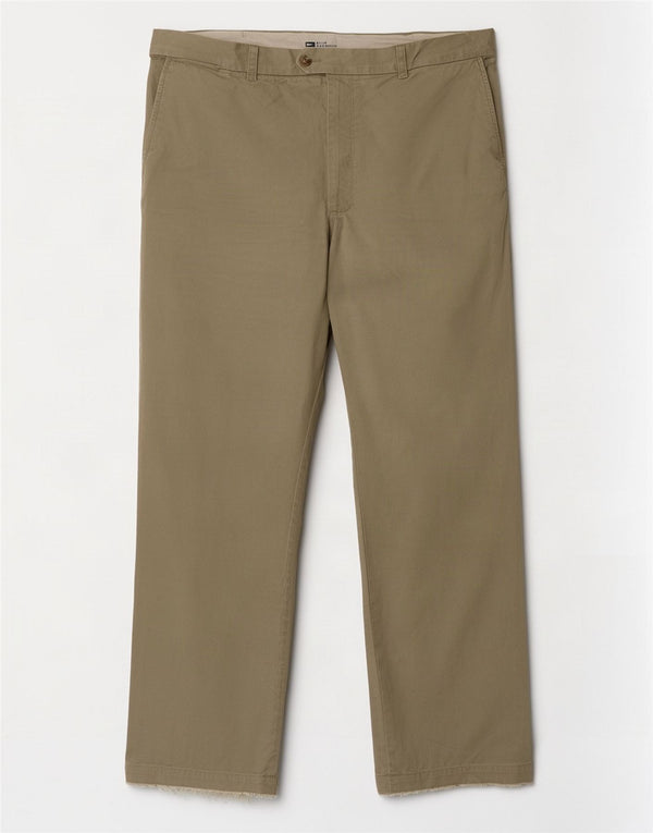 Marks & Spencer Pantaloni chino drepți Blue Harbour pentru bărbați L42 L29 kaki