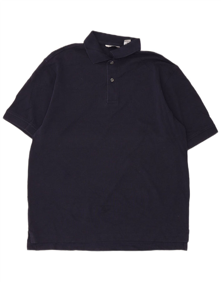 Tricou polo IZOD pentru bărbați, bumbac, albastru bleumarin mediu