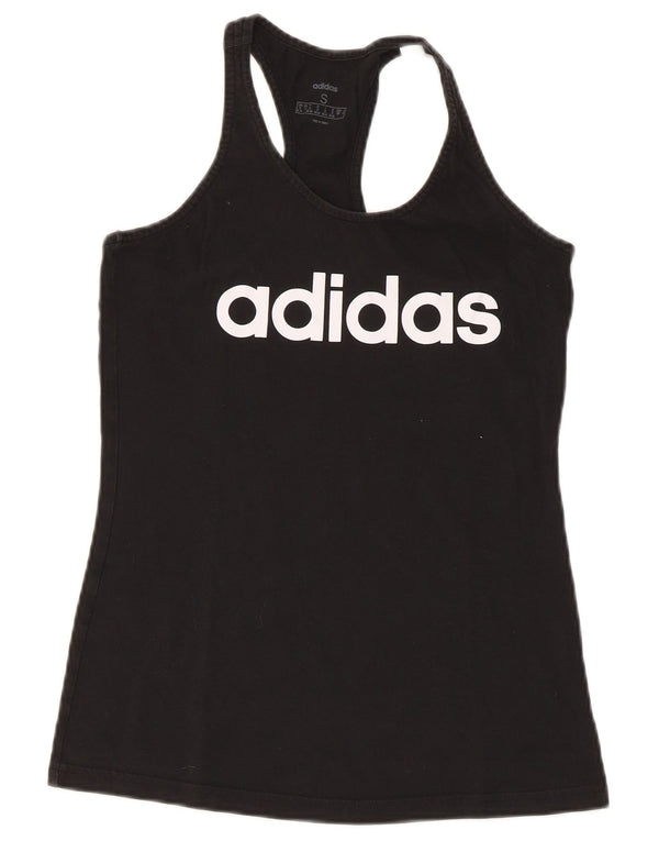 Vesta grafică pentru femei Adidas UK 8/10 Small Black