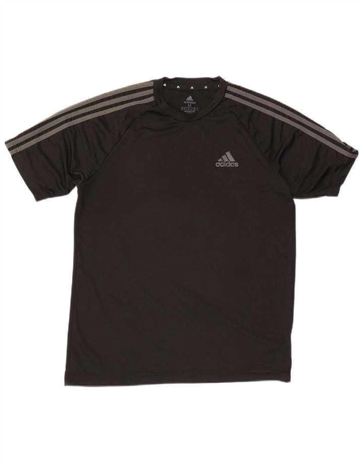 Tricou pentru bărbați Adidas Aeroready Top Mediu Poliester Negru