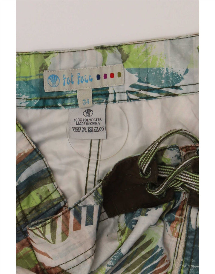 Pantaloni scurți de înot pentru bărbați Fat Face Poliester floral multicolor mare