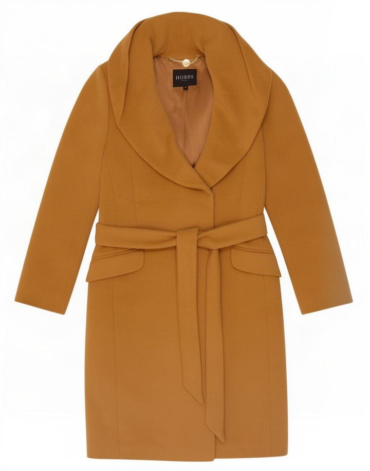 Palton Hobbs pentru femei UK 12 Medium Bej Angora