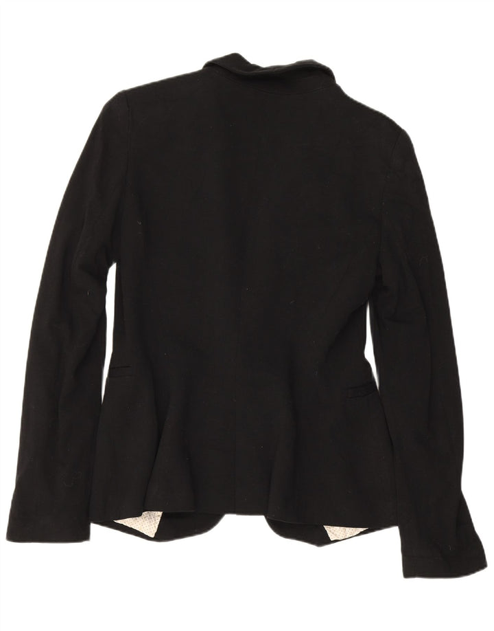 Sacou blazer pentru femei Zara, cu 1 nasture, UK 10 Mic Negru