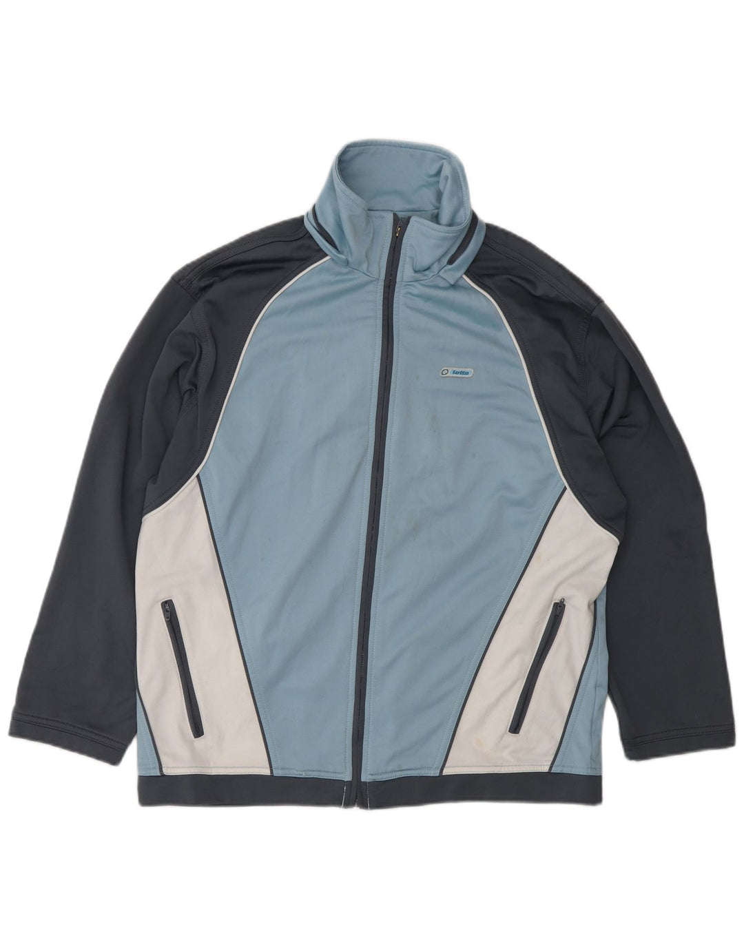 Jachetă de trening pentru femei LOTTO UK 20 2XL Albastru Colorblock