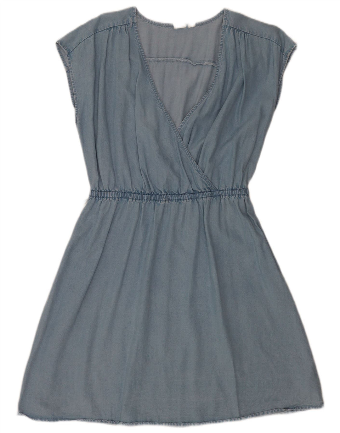 Rochie de denim supradimensionată pentru femei Gap UK 10 Lyocell albastru mic