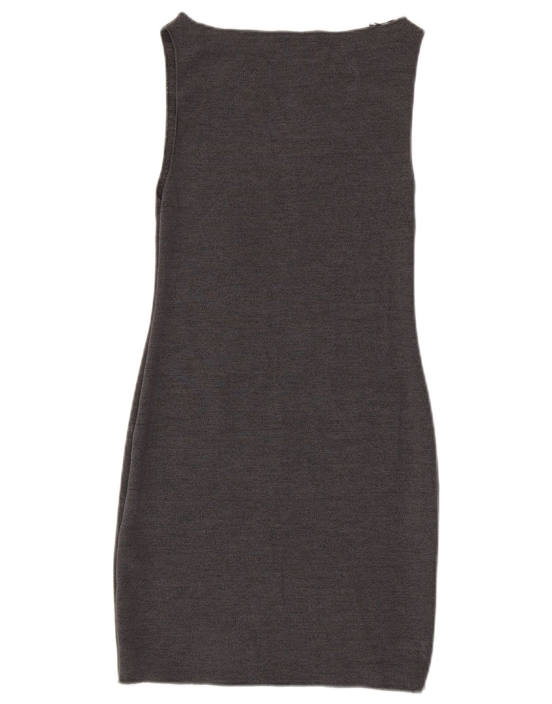 Rochie teacă fără mâneci pentru femei Zara UK 12 Viscoză gri mediu