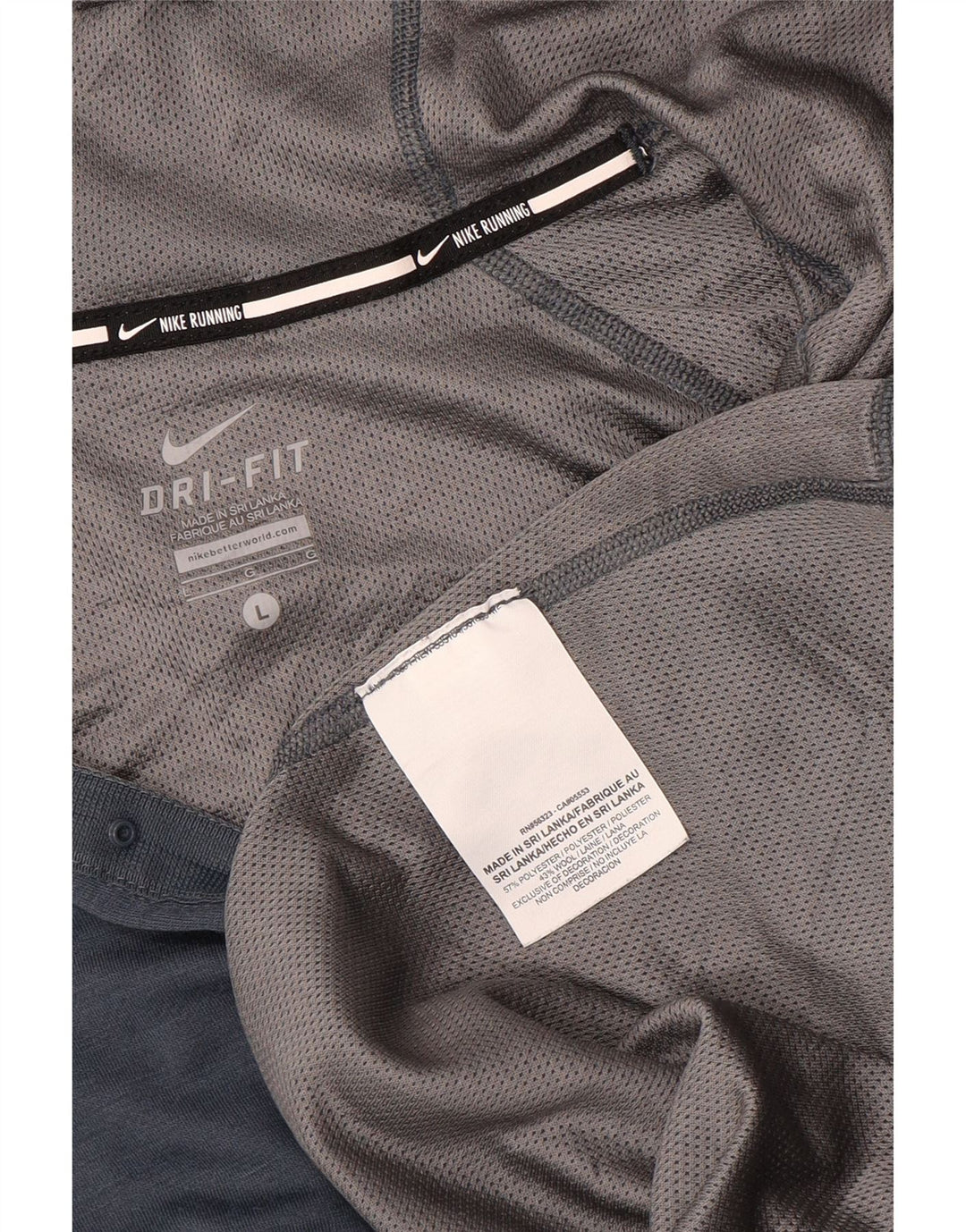 Top de trening NIKE Dri Fit cu glugă pentru femei UK 14 Mare bleumarin