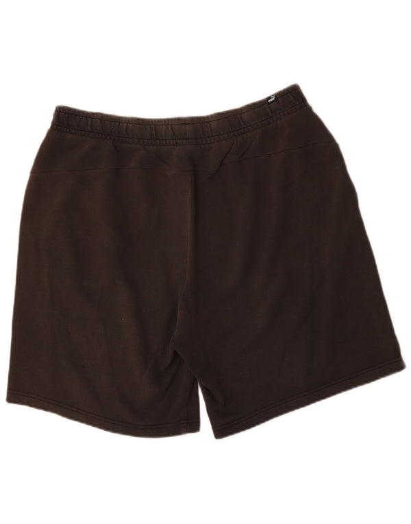 Pantaloni scurți sport pentru bărbați Puma XL, bumbac negru