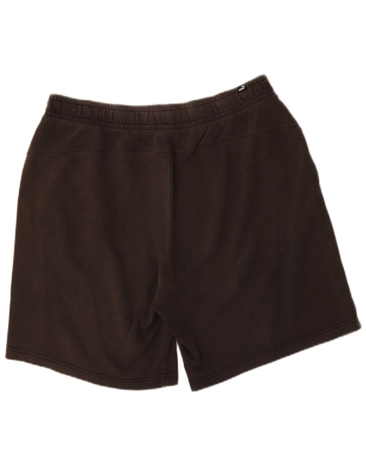 Pantaloni scurți sport pentru bărbați Puma XL, bumbac negru