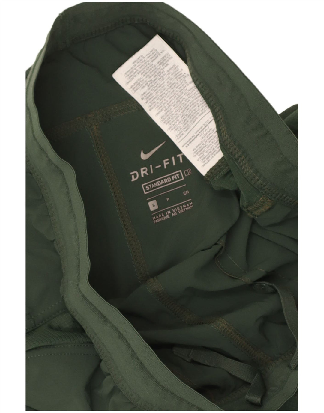 Pantaloni scurți sport standard Dri Fit Nike pentru bărbați, poliester verde mic