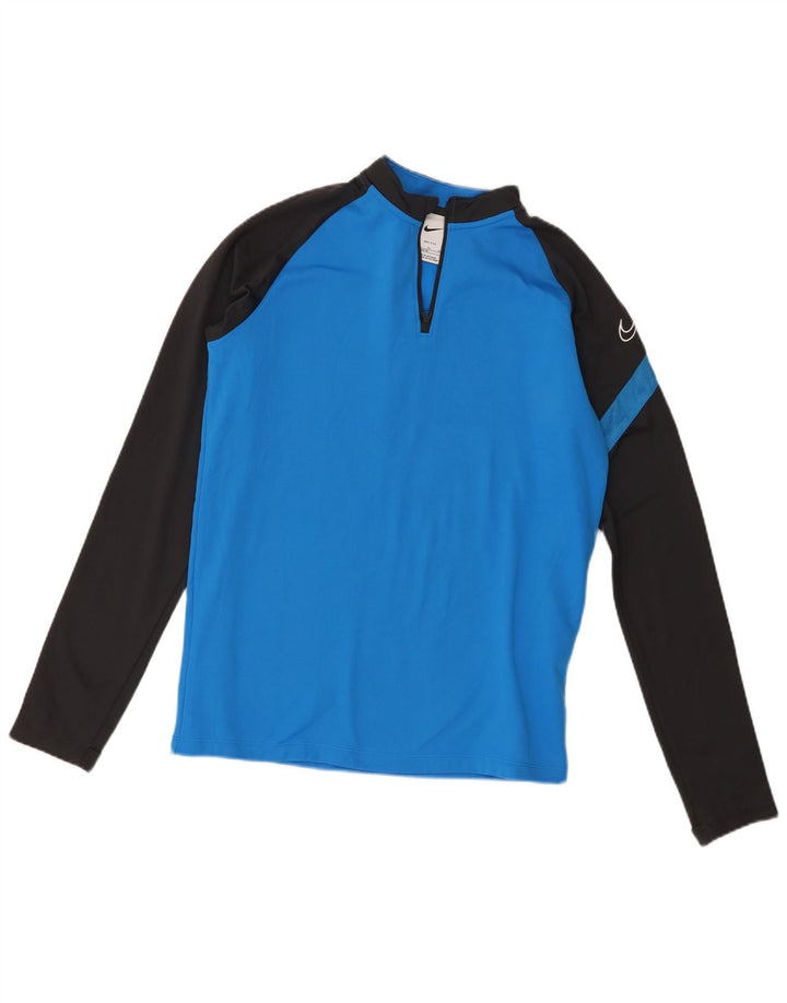 Trening pentru băieți Dri Fit Pullover Top 13-14 ani XL Albastru Colorblock