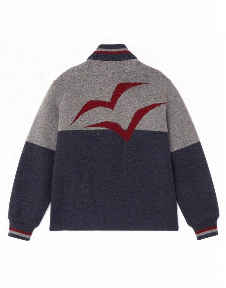 Jachetă reversibilă cu grafică Colmar pentru bărbați IT 52 XL bleumarin, color block