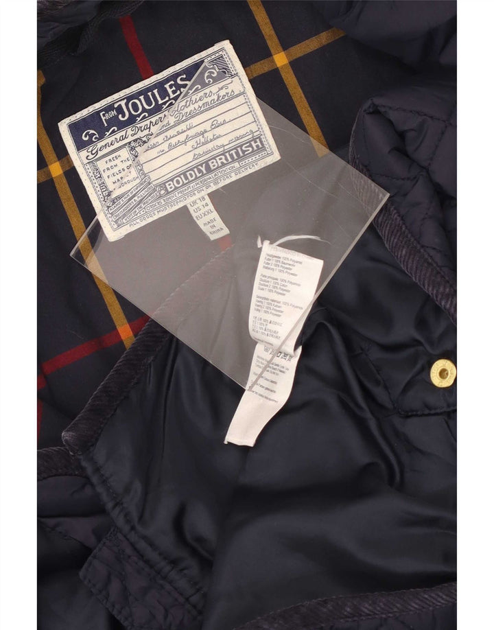 Jachetă matlasată Joules pentru femei UK 18 XL Bleumarin Poliamidă