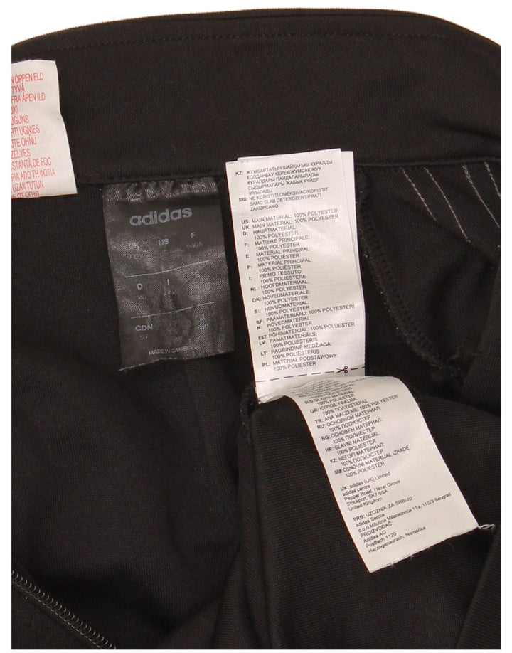 Jachetă de trening pentru băieți ADIDAS 9-10 ani, poliester negru