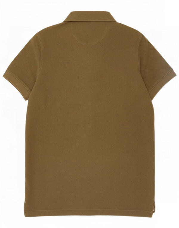 Tricou polo Massimo Dutti pentru bărbați, bumbac kaki mic
