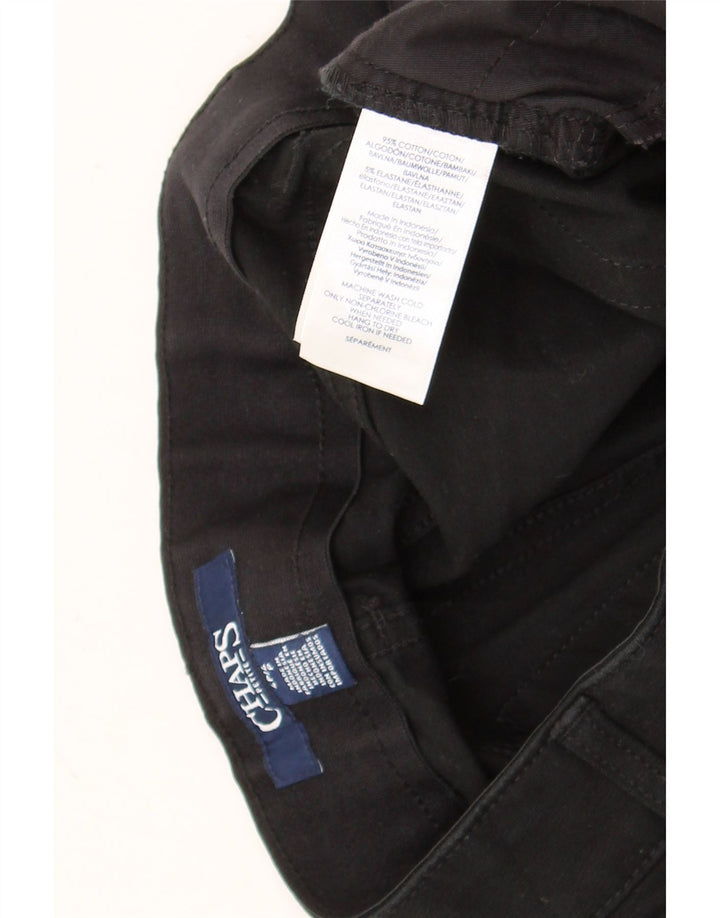 Pantaloni casual drepti pentru femei Chaps US 4 Small W27 L27 Bumbac negru