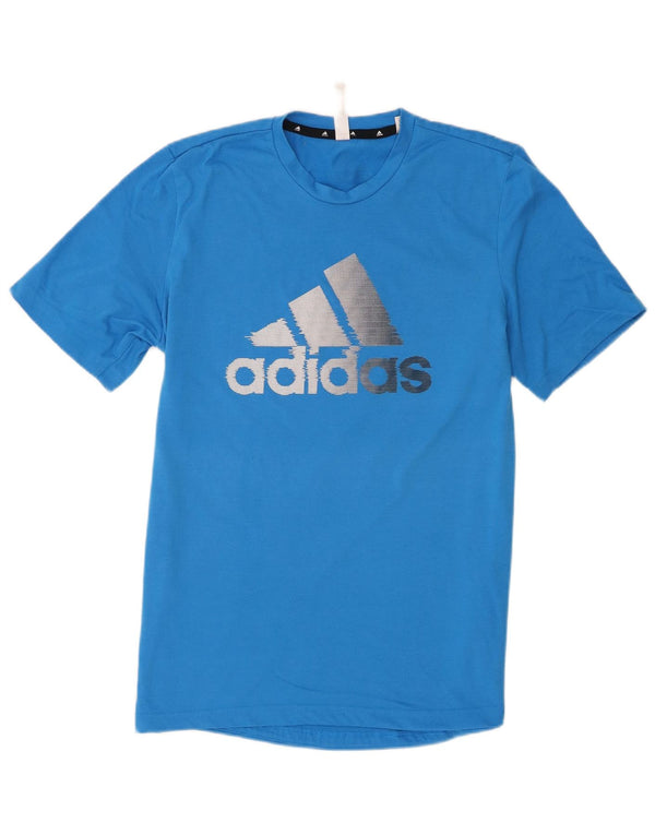 Tricou cu grafică Adidas Aeroready pentru bărbați Top Medium Blue Poliester
