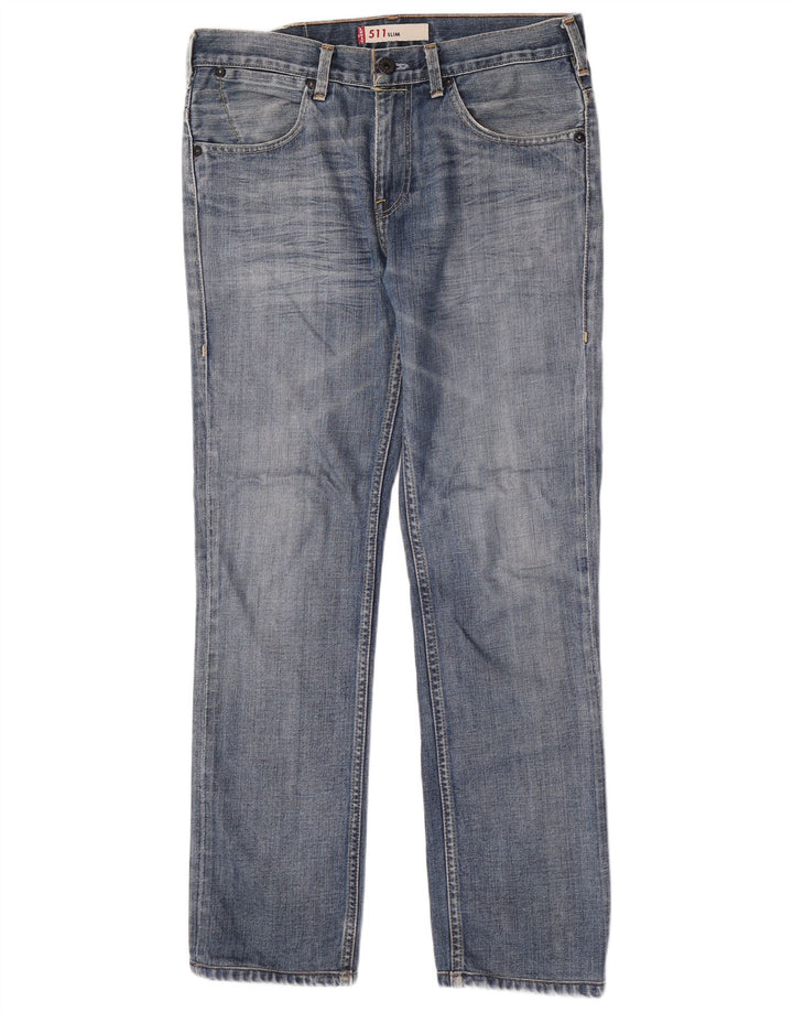 Blugi pentru bărbați Levi's 511 Slim W33 L30 Bumbac albastru
