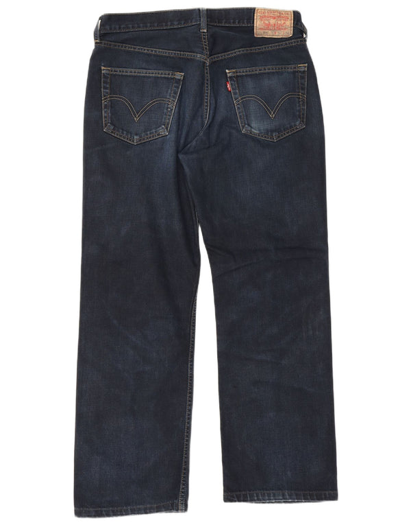 Blugi drepti pentru bărbați Levi's 506 W36 L29 bumbac bleumarin