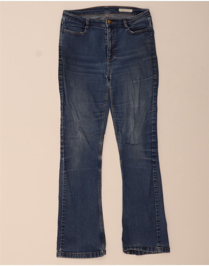 MARKS & SPENCER Blugi Bootcut pentru femei, cu croiala normală, UK 10 Mici W30 L30 Albastru