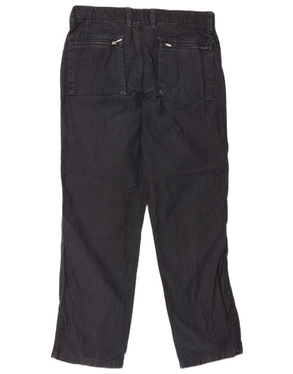 Pantaloni chino Massimo Dutti pentru bărbați EU 44 Large W34 L30 Bleumarin Pinstripe