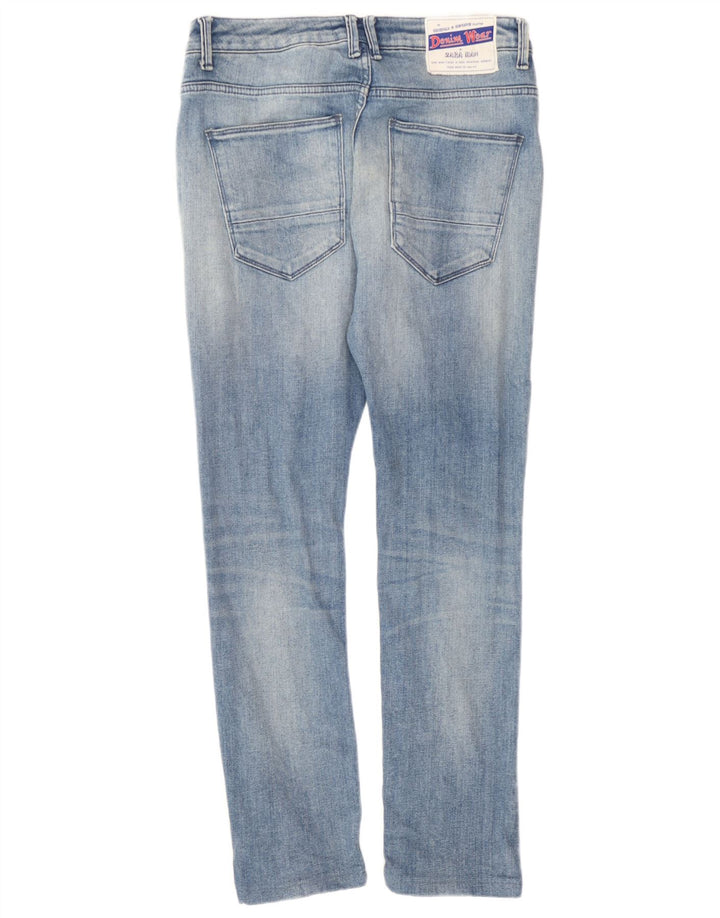 Blugi skinny pentru bărbați Zara EU 40 Medium W31 L28 Albastru