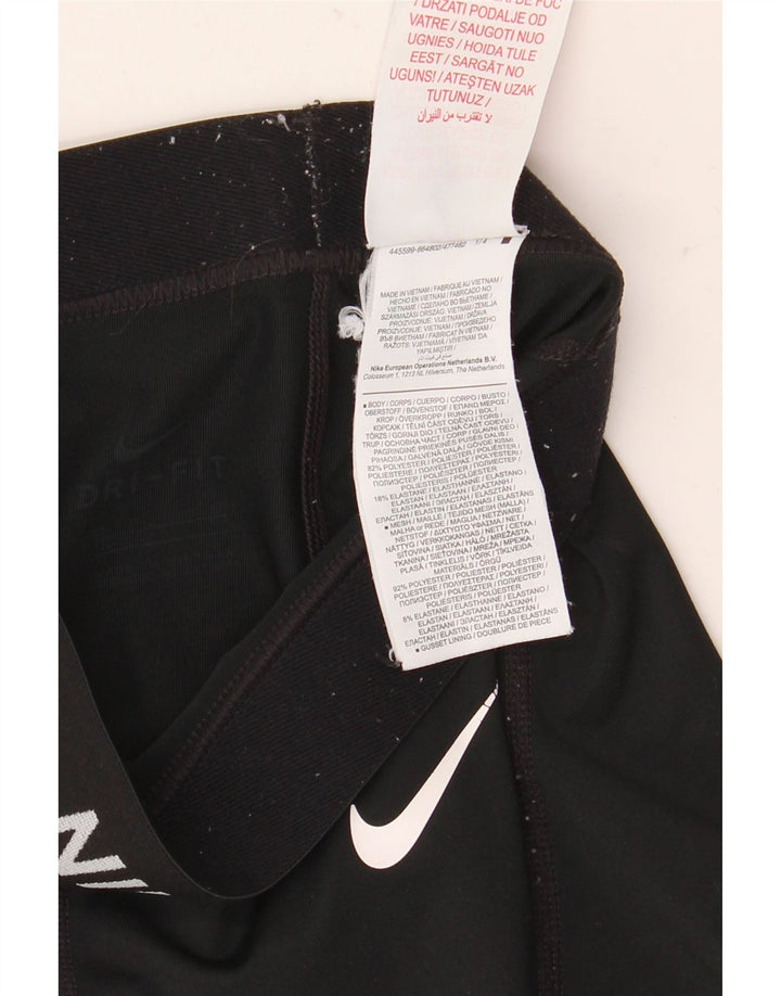 Leggings Nike Fete Dri Fit Graphic 9-10 ani Poliester negru