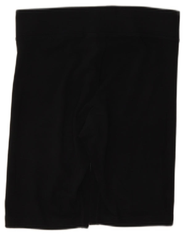 Pantaloni scurti sport Nike pentru femei UK 10 mici, negru, bumbac