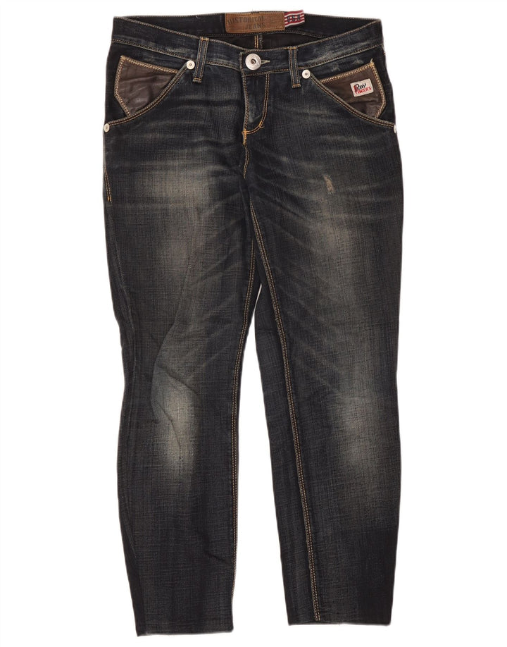 Blugi slim pentru femei Roy Rogers Distressed W28 L26 Blue