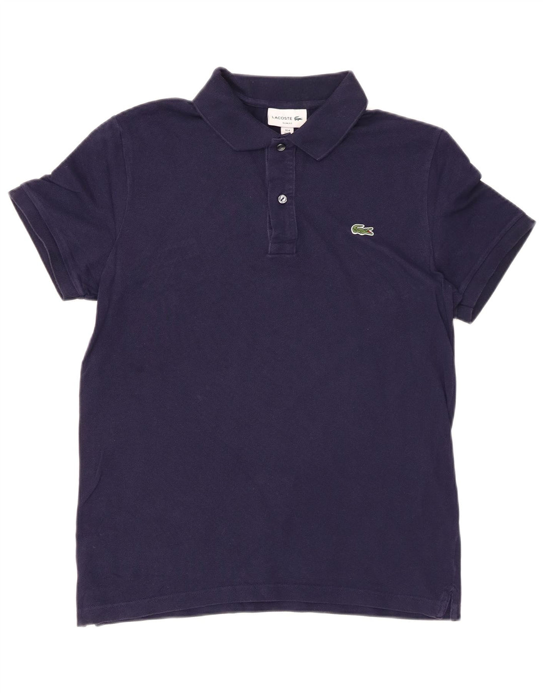 Tricou polo pentru bărbați LACOSTE Slim Fit Mărimea 4 Bumbac bleumarin mediu, albastru