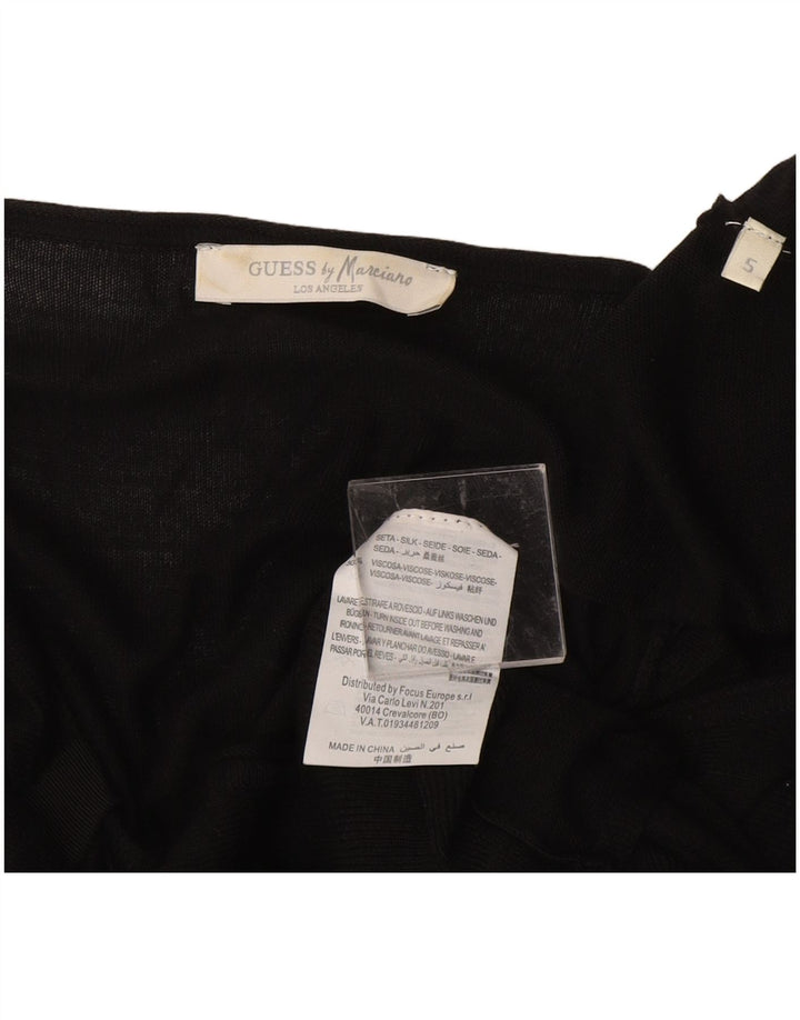 Bluză pentru femei GUESS BY MARCIANO Top UK 14 Medium Black Silk