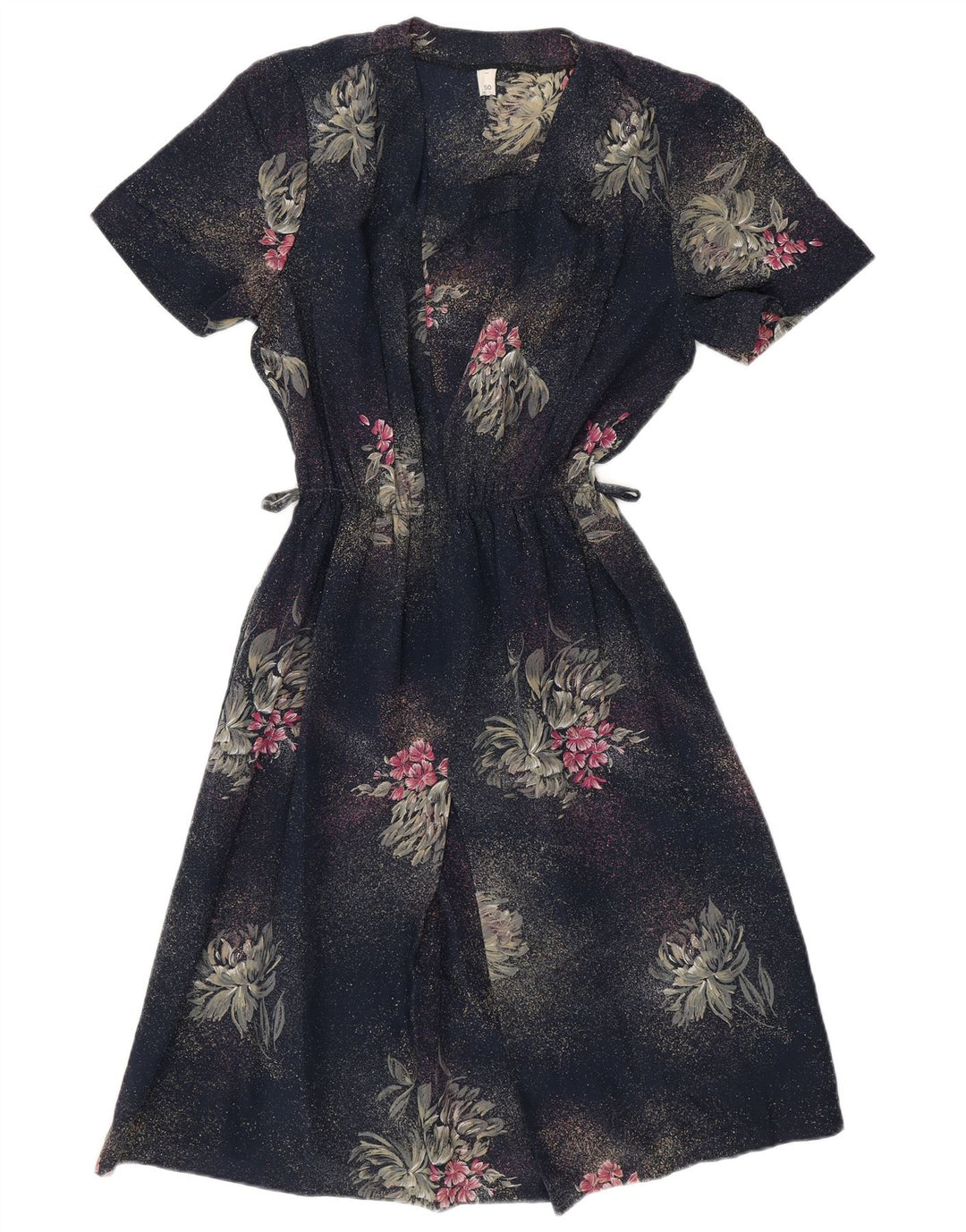 Set 2 piese pentru femei VINTAGE IT 50 XL Bleumarin Floral Poliester