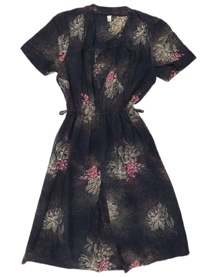 Set 2 piese pentru femei VINTAGE IT 50 XL Bleumarin Floral Poliester