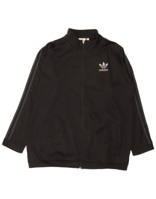Jachetă de trening pentru bărbați Adidas XL, poliester negru