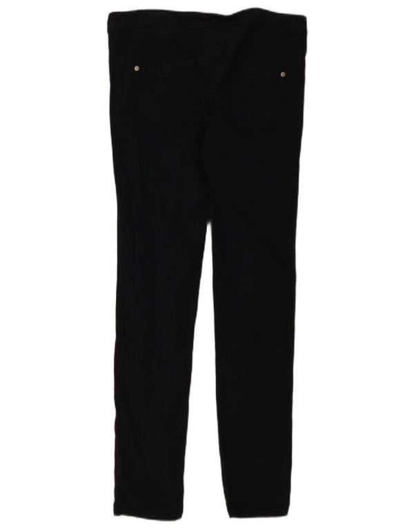 Pantaloni chino skinny Marella pentru femei UK 14 Large W32 L32 Bumbac negru