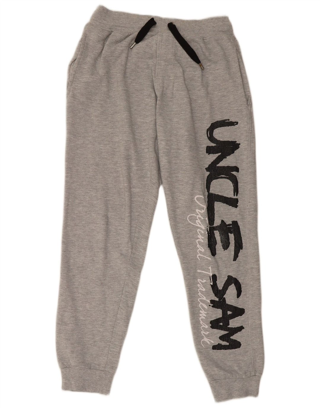 Pantaloni de trening grafic pentru bărbați Uncle Sam Pantaloni de jogging mari, gri, pete