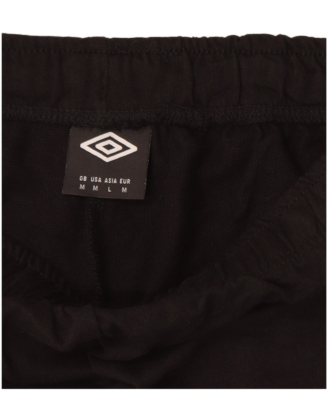 Pantaloni scurti sport Umbro pentru femei UK 12, bumbac mediu negru
