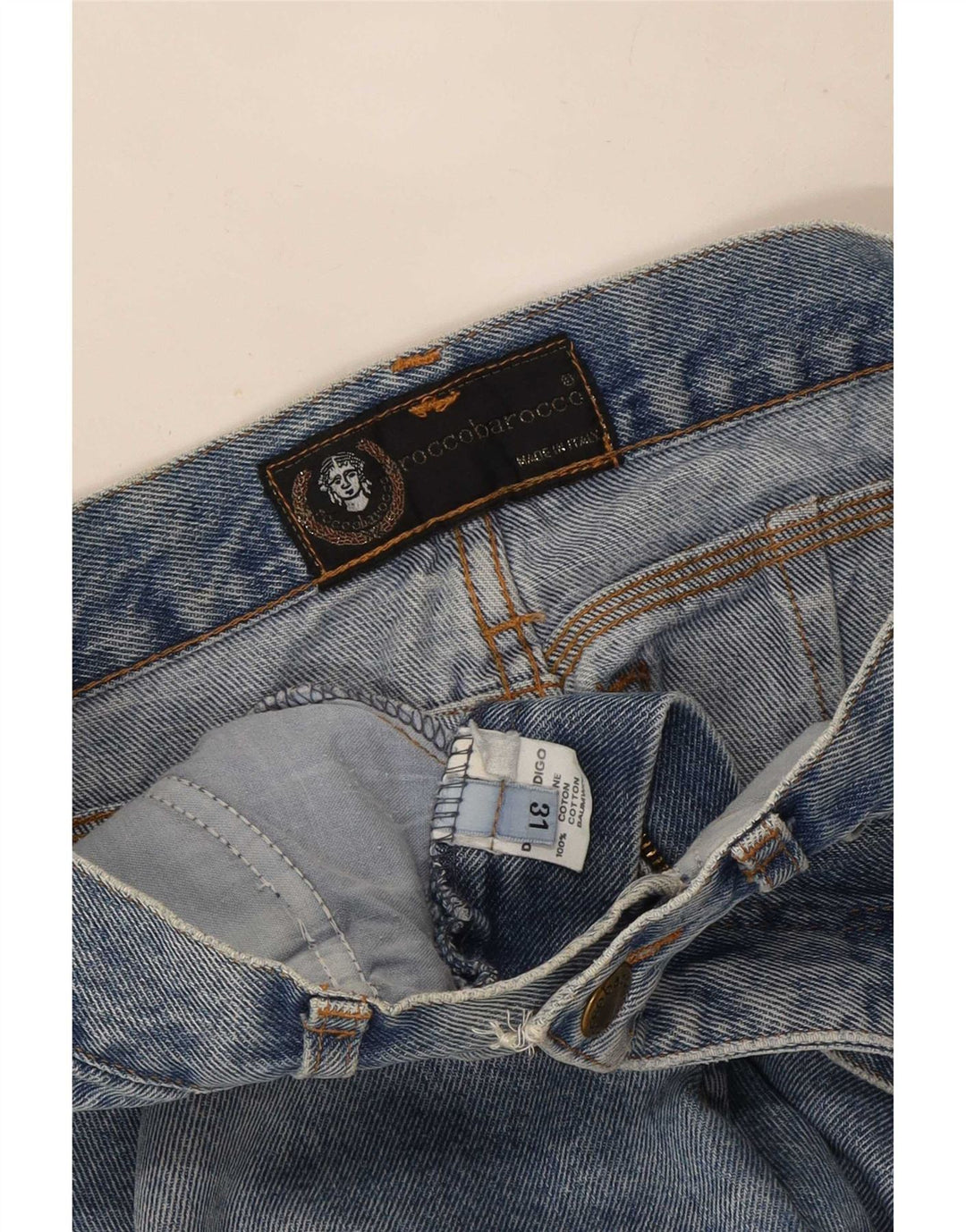 Blugi de dama Roccobarocco L31 L25 Bumbac albastru