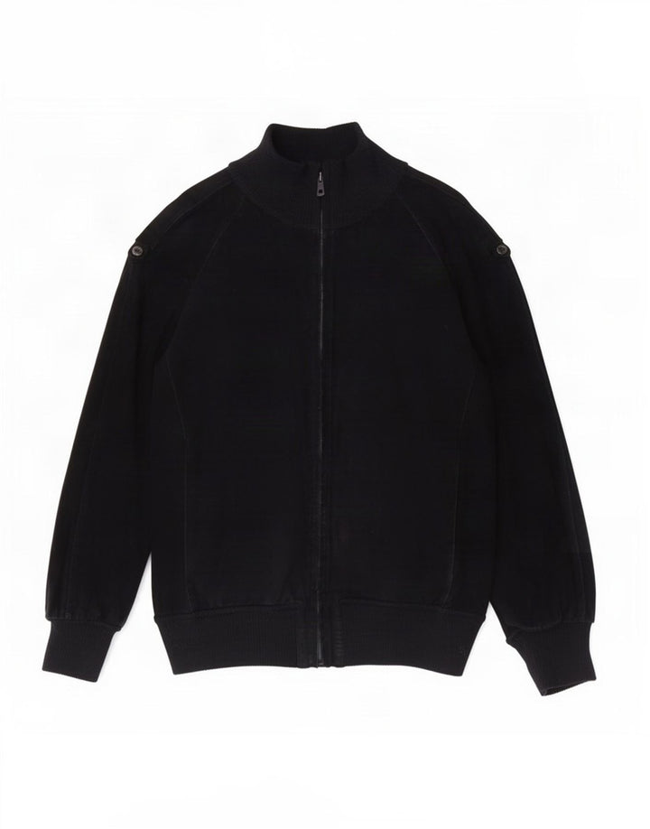 Bomber vintage pentru bărbați din piele intoarsa UK 36 Small Bleumarin