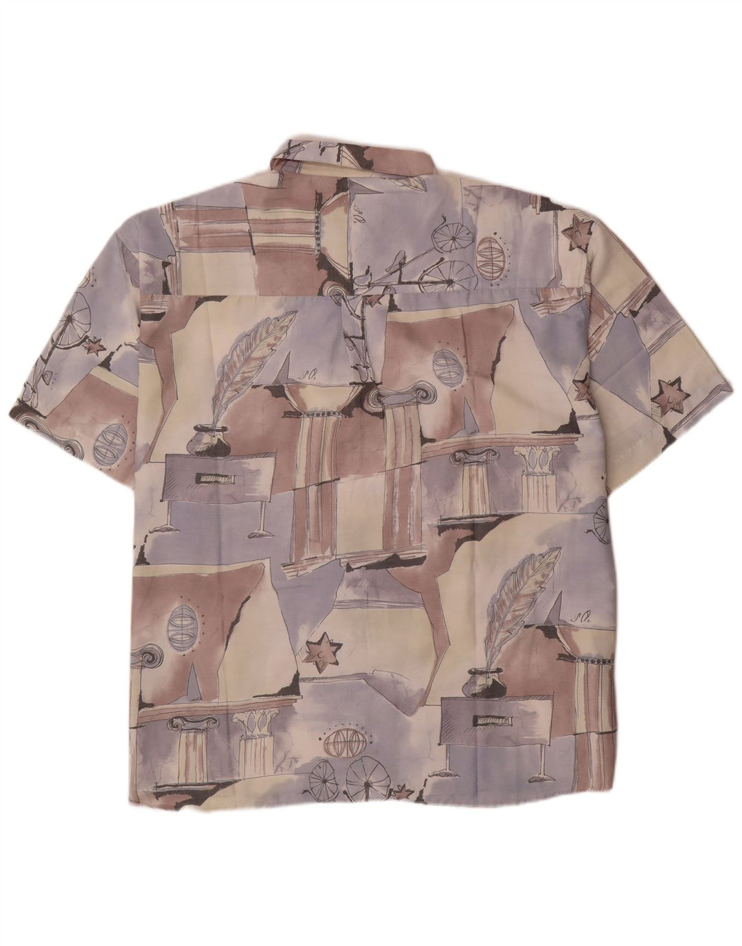 Cămașă pentru bărbați Club D'Amingo cu model abstract Mărimea 45/46 XL multicoloră
