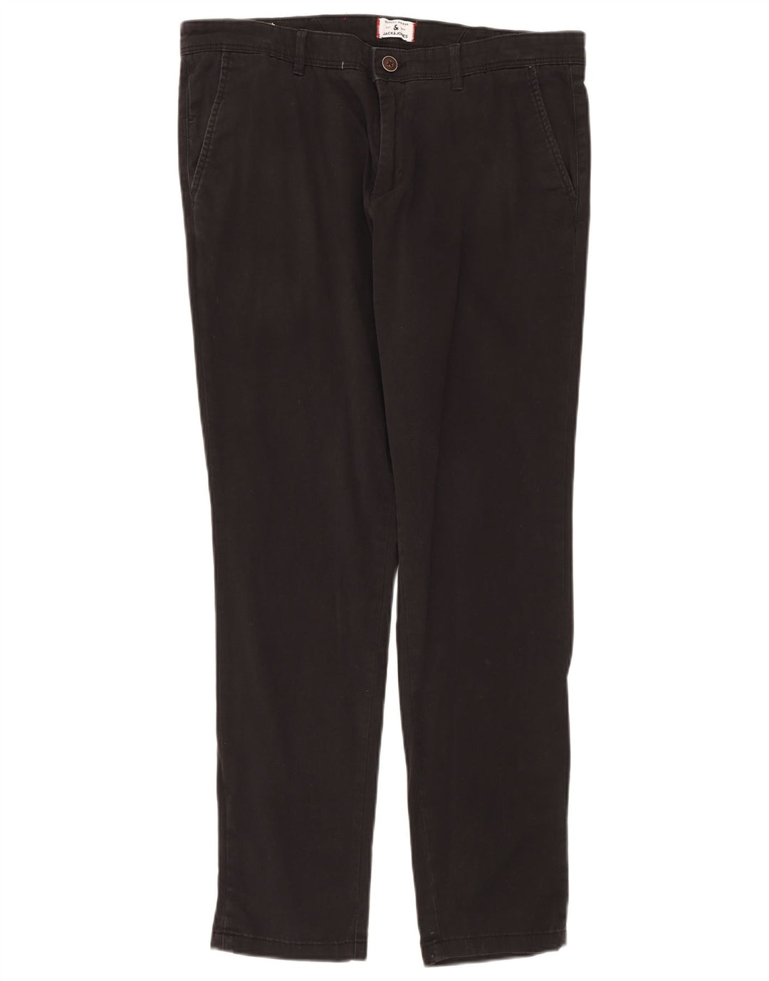 Pantaloni chino slim pentru bărbați Jack & Jones W36 L32 negru