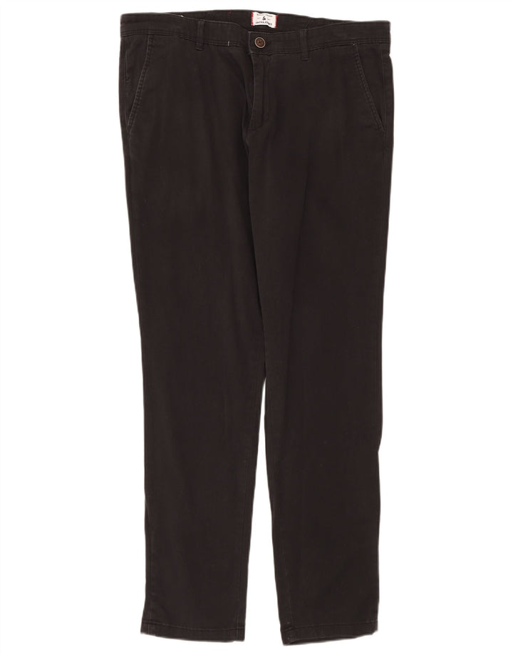 Pantaloni chino slim pentru bărbați Jack & Jones W36 L32 negru